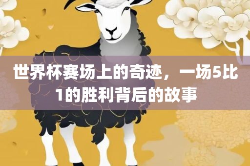 世界杯赛场上的奇迹，一场5比眉山市正发家政服务有限公司1的胜利背后的故事