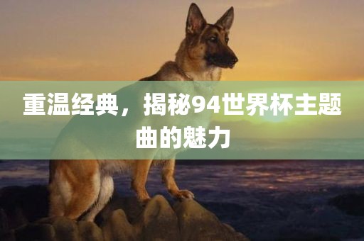 重温经典，揭秘94世界杯主题曲的魅眉山市正发家政服务有限公司力