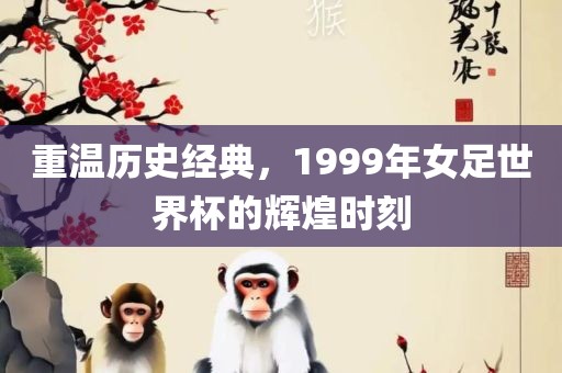 重温历史经典，1999年女足世界杯的辉煌时刻