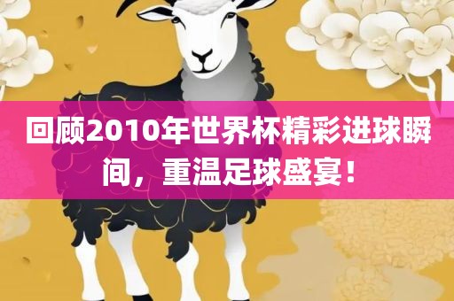 回顾2010年世界杯精彩进球瞬间，重温足球盛宴！