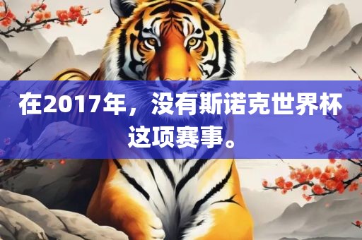 在2017年，没有斯诺克世界杯这项赛事。