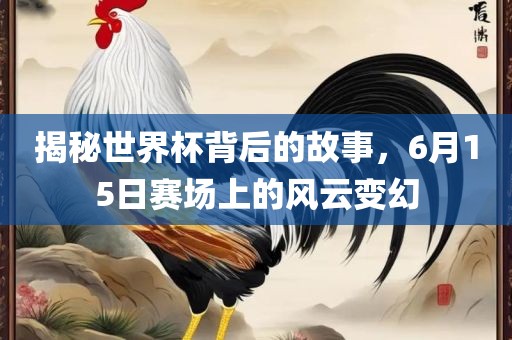 揭秘世界杯背后的故事，6月15日赛场上的风云变幻眉山市正发家政服务有限公司