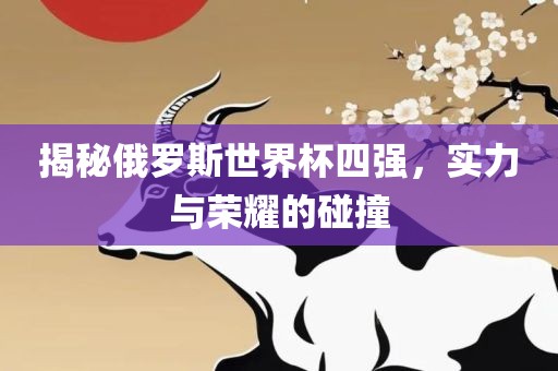 揭秘俄罗斯世界杯四强，实力与荣耀的碰撞眉山市正发家政服务有限公司