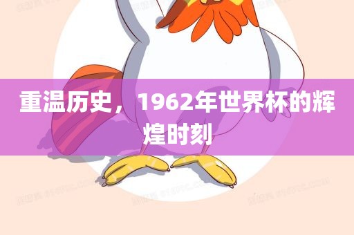 重温历史，1962年世界眉山市正发家政服务有限公司杯的辉煌时刻