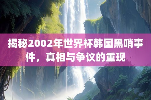 揭秘2002年世界杯韩国黑哨事件，真相与争议的重现