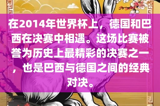 德国与巴西对决