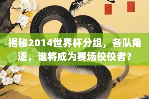 揭秘2014世界杯分组，各队角逐，谁将成为赛场佼佼者？眉山市正发家政服务有限公司
