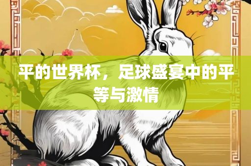 平的世界杯，足球盛宴中的平等与激情眉山市正发家政服务有限公司