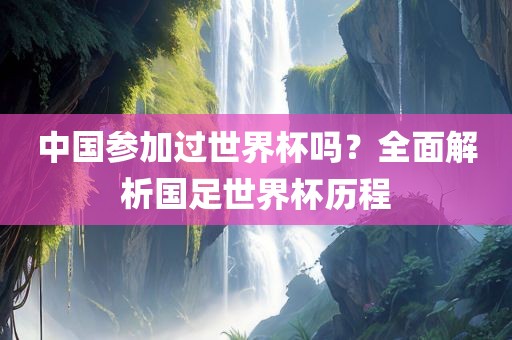 中国参加过世界杯吗？全面解析国足世界杯历程