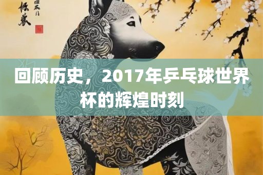 回顾历史，2017年乒乓球世界杯的辉煌时刻眉山市正发家政服务有限公司