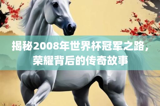 揭秘2008年世界杯冠军之路，荣耀背后的传奇故事