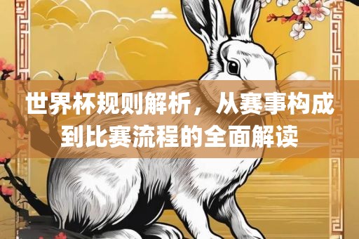 世界杯规则解析，从赛事构成到比赛流程的全面解读