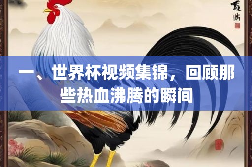 一、世界杯视频集锦，回顾那些热血沸腾的瞬间