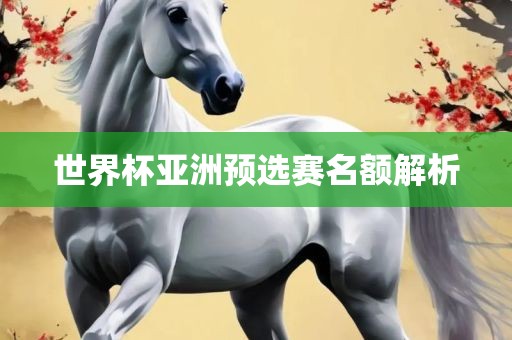 世界杯亚洲预选赛名额解析眉山市正发家政服务有限公司