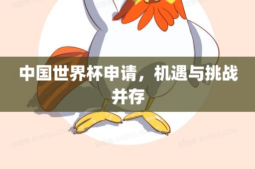 中国世界杯申请，机遇与挑战并存