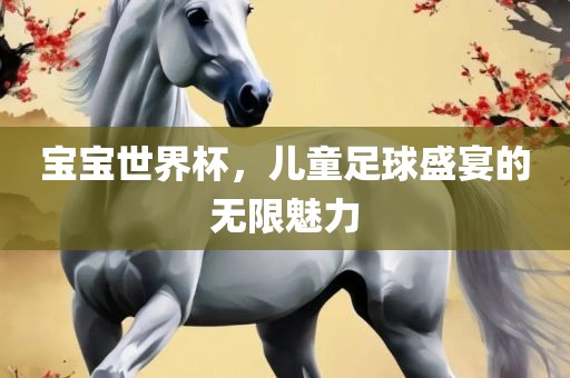 宝宝世界杯，儿眉山市正发家政服务有限公司童足球盛宴的无限魅力