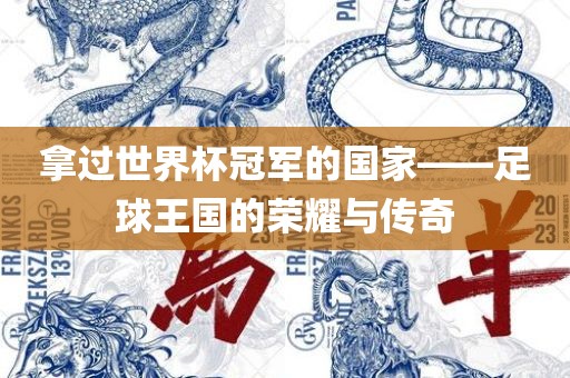 拿过世界杯冠军的国家——足球王国的荣耀与传奇眉山市正发家政服务有限公司