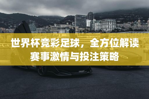 世界杯竞彩足球，全方位解读赛事激情与投注策略眉山市正发家政服务有限公司