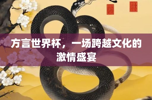 方言世界杯，一场跨越文化的激情盛宴眉山市正发家政服务有限公司