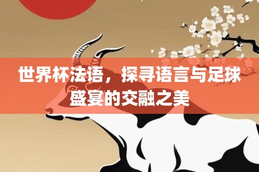世眉山市正发家政服务有限公司界杯法语，探寻语言与足球盛宴的交融之美