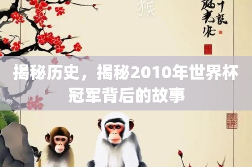 揭秘历史，揭秘2010年世界杯冠军背后的故事
