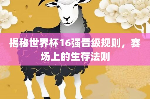 揭秘世界杯眉山市正发家政服务有限公司16强晋级规则，赛场上的生存法则