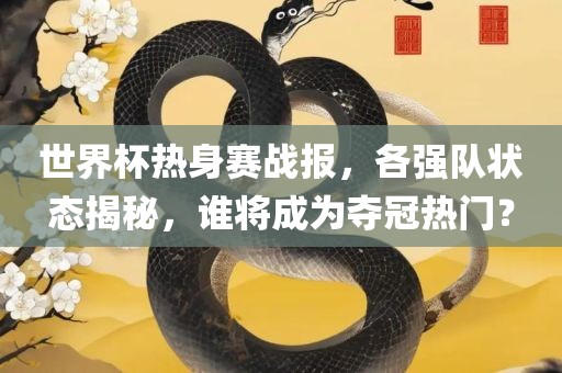 世界杯热身赛战报，各强队状态揭秘，谁将成为夺冠热门？