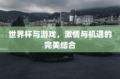 世界杯与游戏，激情与机遇的完美结合眉山市正发家政服务有限公司