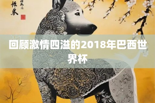 回顾激情四溢的2018年巴西世界杯眉山市正发家政服务有限公司