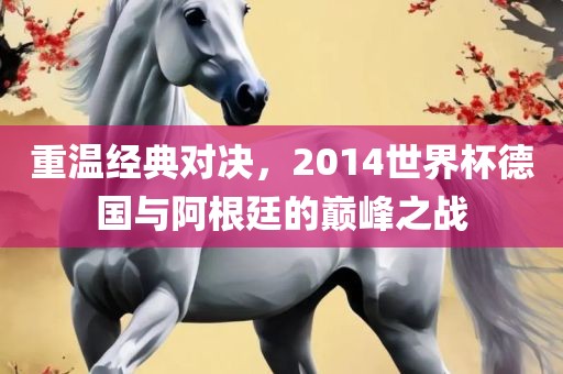 重温经典对决，2014世界杯德国与阿根廷的巅峰之战