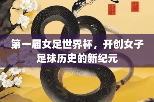 第一届女足世界杯，开创女子足球历史的新纪元