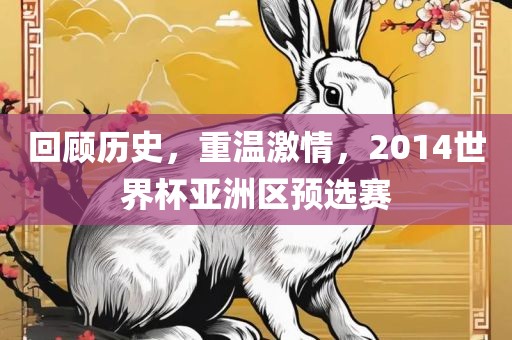 回顾历史，重温激情，2014世界杯亚洲区预选赛眉山市正发家政服务有限公司