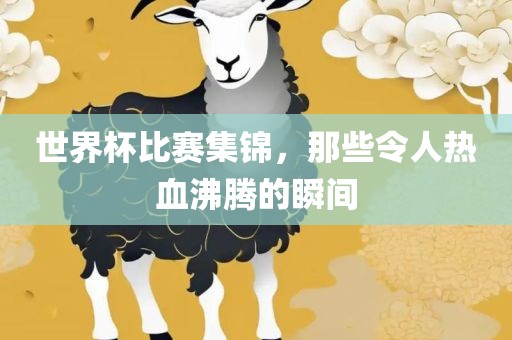 世界杯比赛集锦，那些令人热血沸腾的瞬间