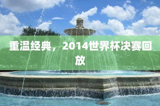 重温经典，2014世界杯决赛回放