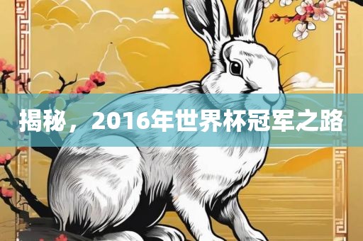 揭秘，2016年世界杯冠军之路
