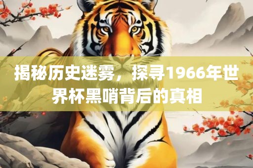 揭秘历史迷雾，探寻1966年世界杯黑哨背后的真相