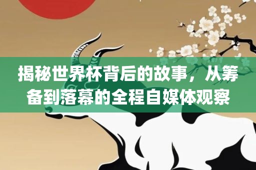 揭秘世界杯背后的故事，从筹备到落幕的全程自媒体观察