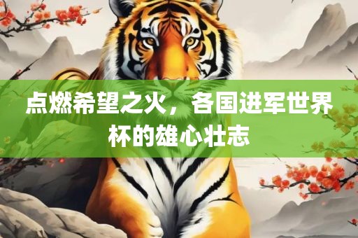 点燃希望之火，各国进军世界杯的雄心壮志眉山市正发家政服务有限公司