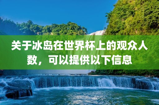 关于冰岛在世界杯上的观众人数，可以提供以下信息眉山市正发家政服务有限公司