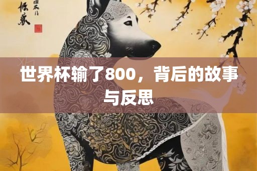 世界杯输了800，背后的故事与反思眉山市正发家政服务有限公司
