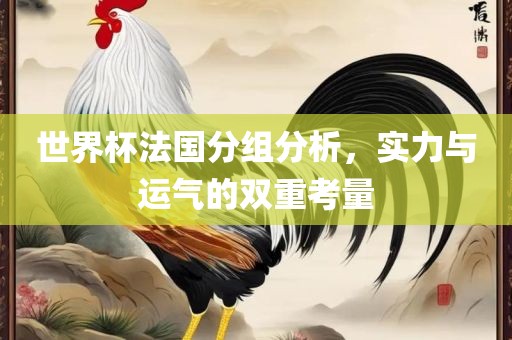 世界杯法国分组分析，实力与运眉山市正发家政服务有限公司气的双重考量