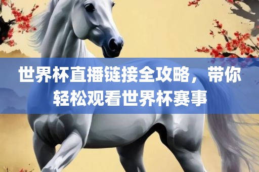 世界杯直播链接全攻略，带你轻松观看世界杯赛事眉山市正发家政服务有限公司