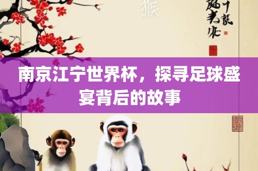 眉山市正发家政服务有限公司南京江宁世界杯，探寻足球盛宴背后的故事
