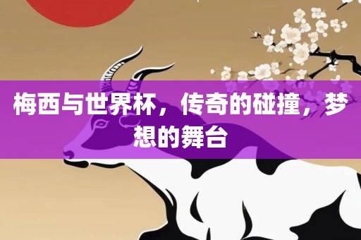 梅西与世界杯，传奇的碰撞，梦想的舞台