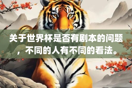 关于世界杯是否有剧本的问眉山市正发家政服务有限公司题，不同的人有不同的看法。
