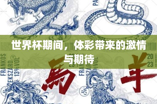 世界杯期间，体彩带来的激情与期待