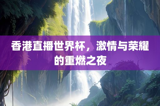 香港直播世界杯，激情与荣耀的重燃之夜