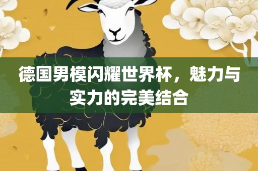 德国男模闪耀世界杯，魅力与实力的完美结合