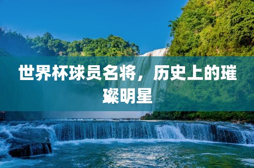 世界杯球员名将，历史上的璀璨明星
