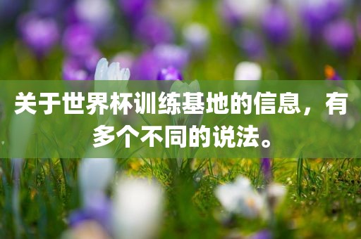 关于世界杯训练基地的信息，有多个不同的说法。